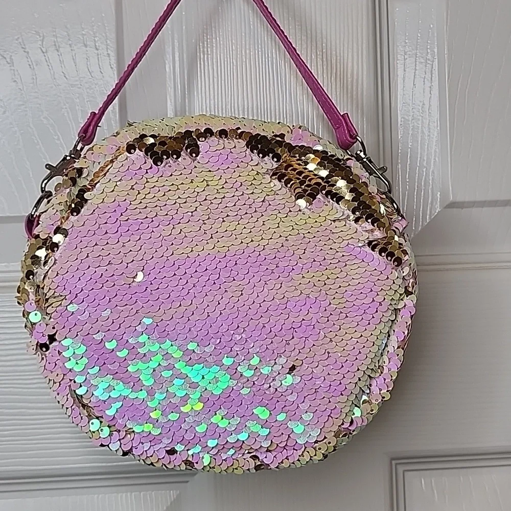 Ty Fashion The Unicorn Sequin Wristlet Girls Purse Fashion Flippy Gold - Picture 2 of 8